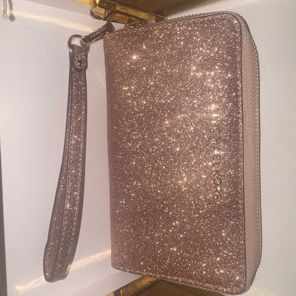 Michael Kors Rose Gold Sparkle NWT $198 - Picture 4 of 9